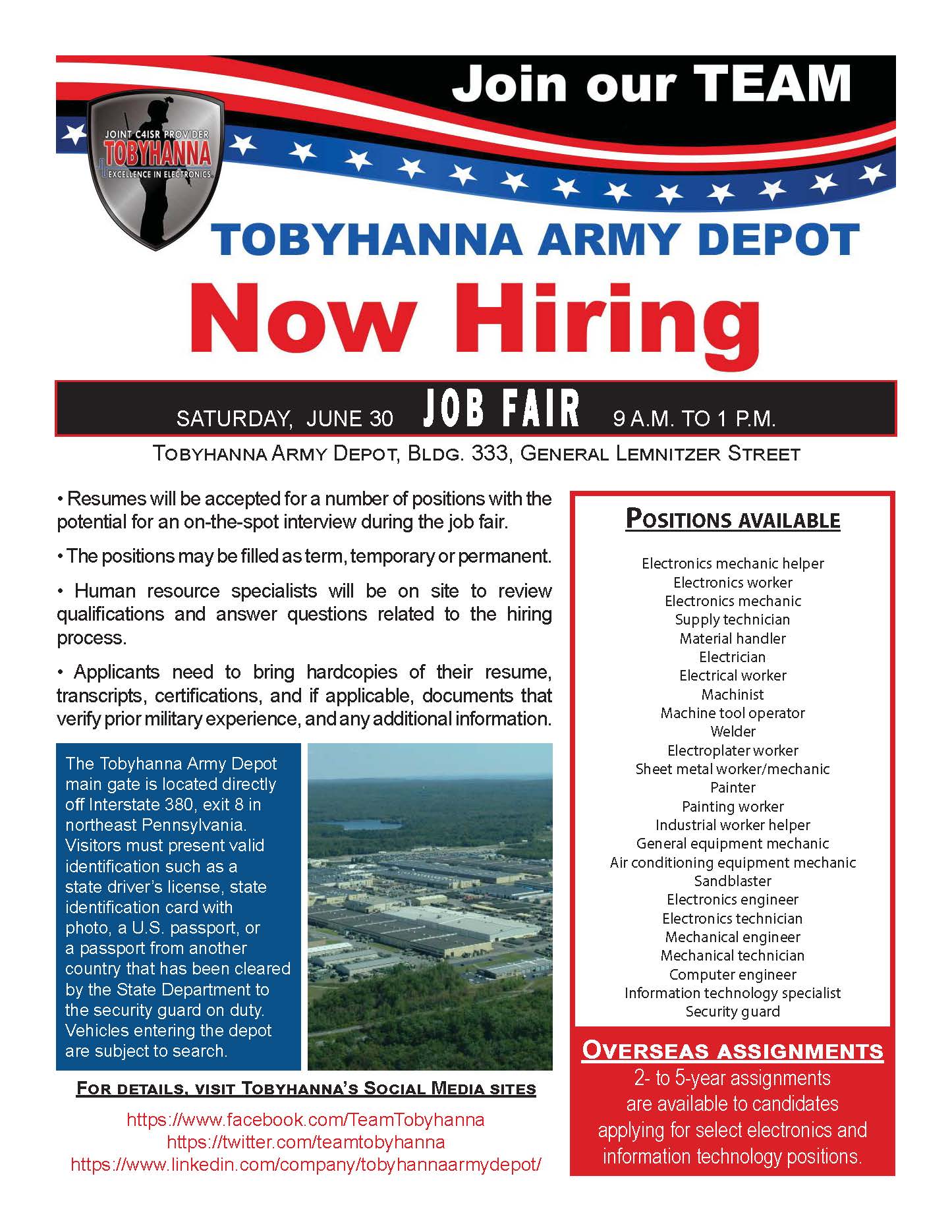 Tobyhanna Army Depot Job Fair Scranton Chamber Of Commerce