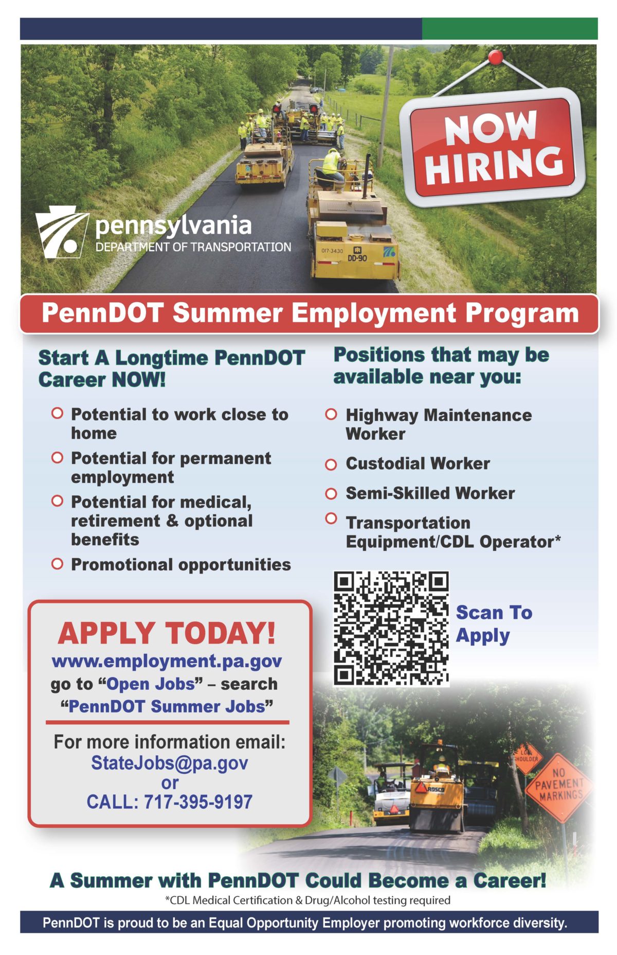 PennDOT Summer Employment Program - The Greater Scranton Chamber