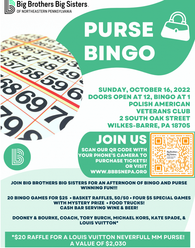 Purse and Cash Bingo, Wilkes-Barre