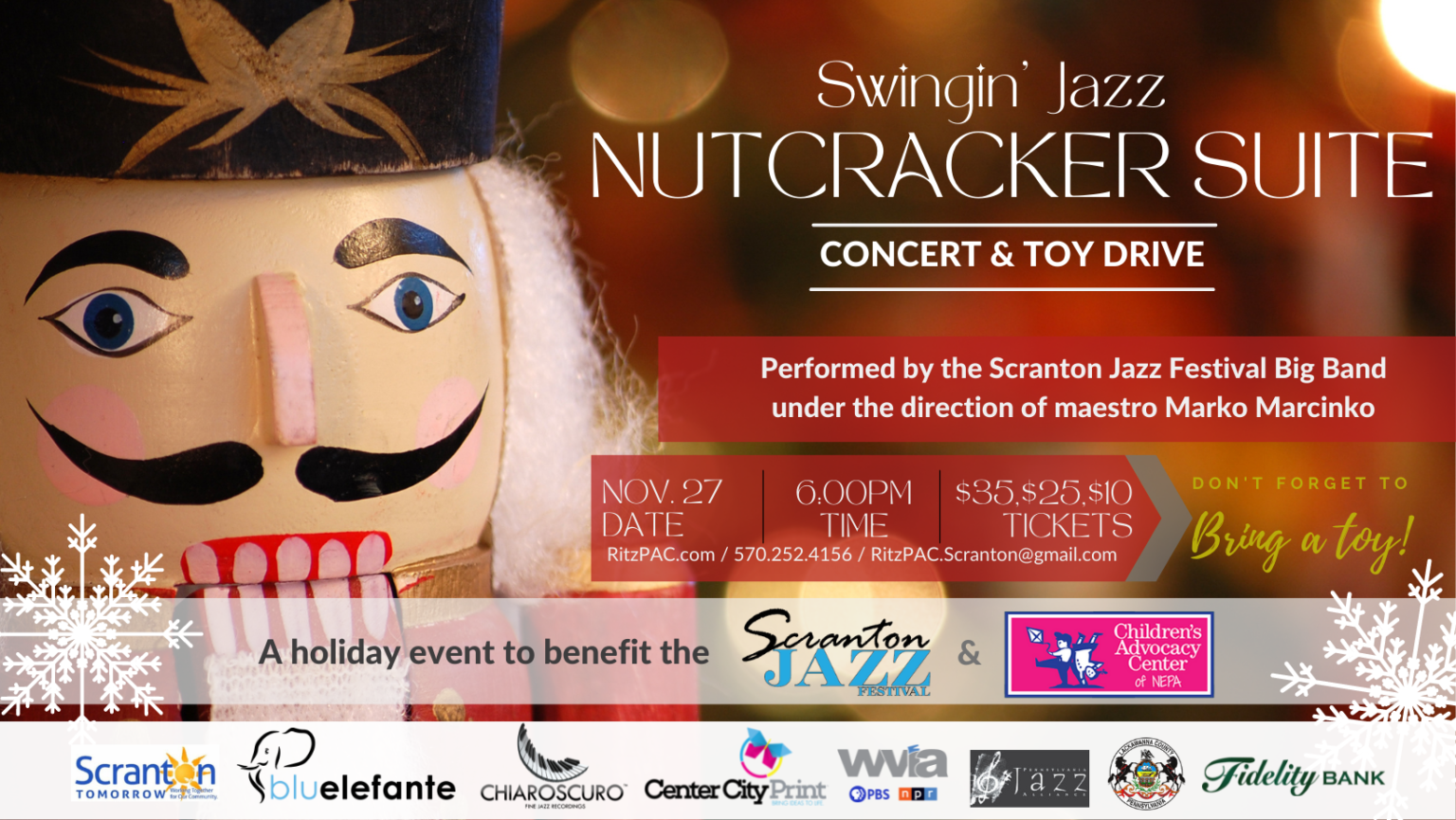 Scranton Jazz Festival Presents Swingin' Jazz Nutcracker Suite