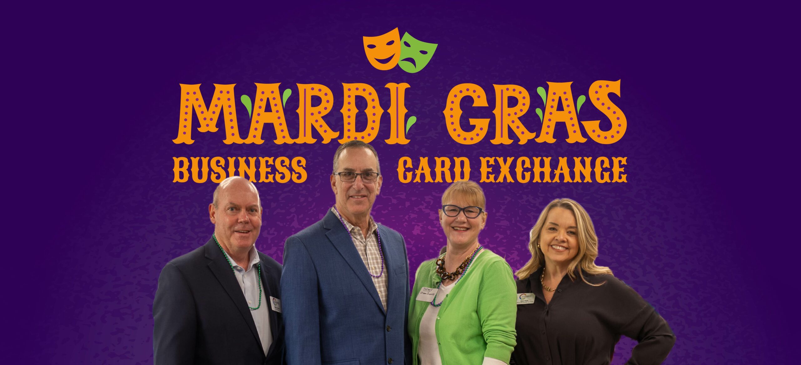 Mardi Gras Business Card Exchange